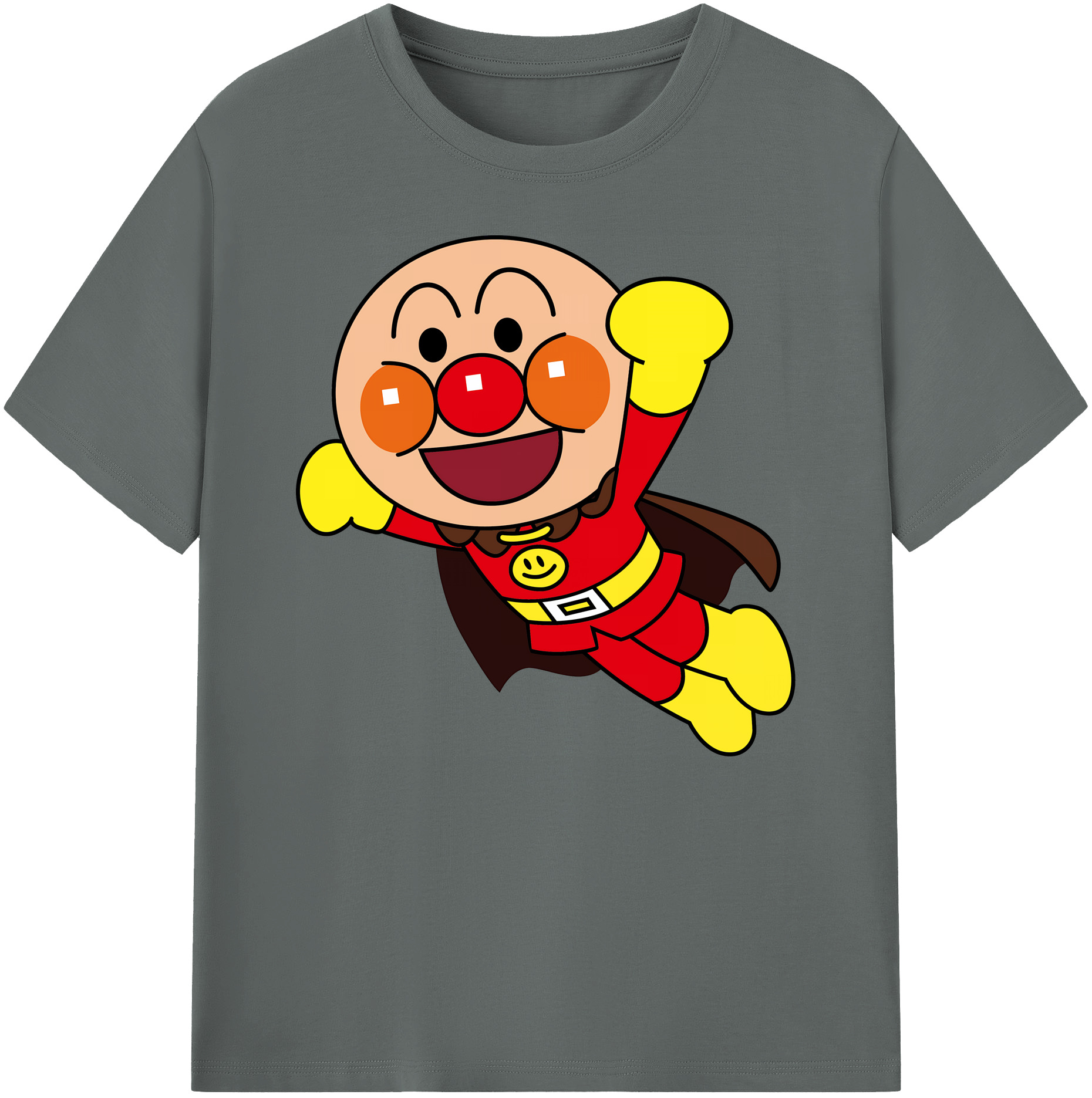 （画像用） アンパンマン Anpanman 綿100％ メンズ半袖Tシャツ｜肌触りやわらか＆通気性